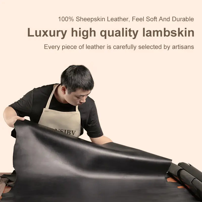VELNAS Sheepskin Bag Luxury Clothing Statement Piece