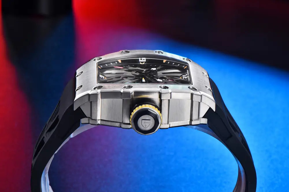 Sapphire Hollow Movement Watch Luxury Clothing