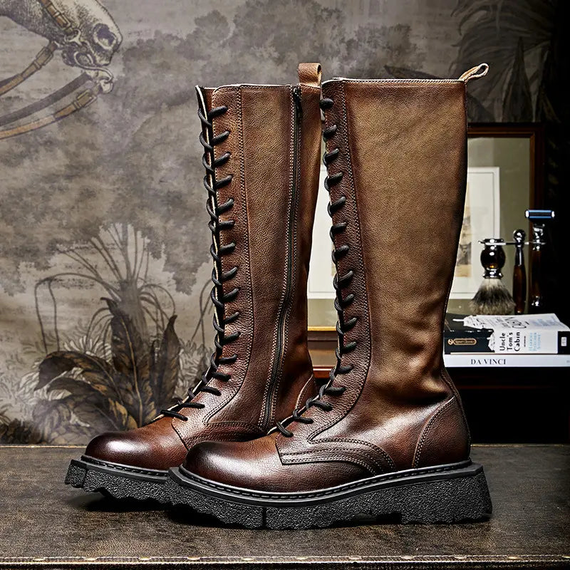 Men’s Fashion Vintage Leather Martin Boots