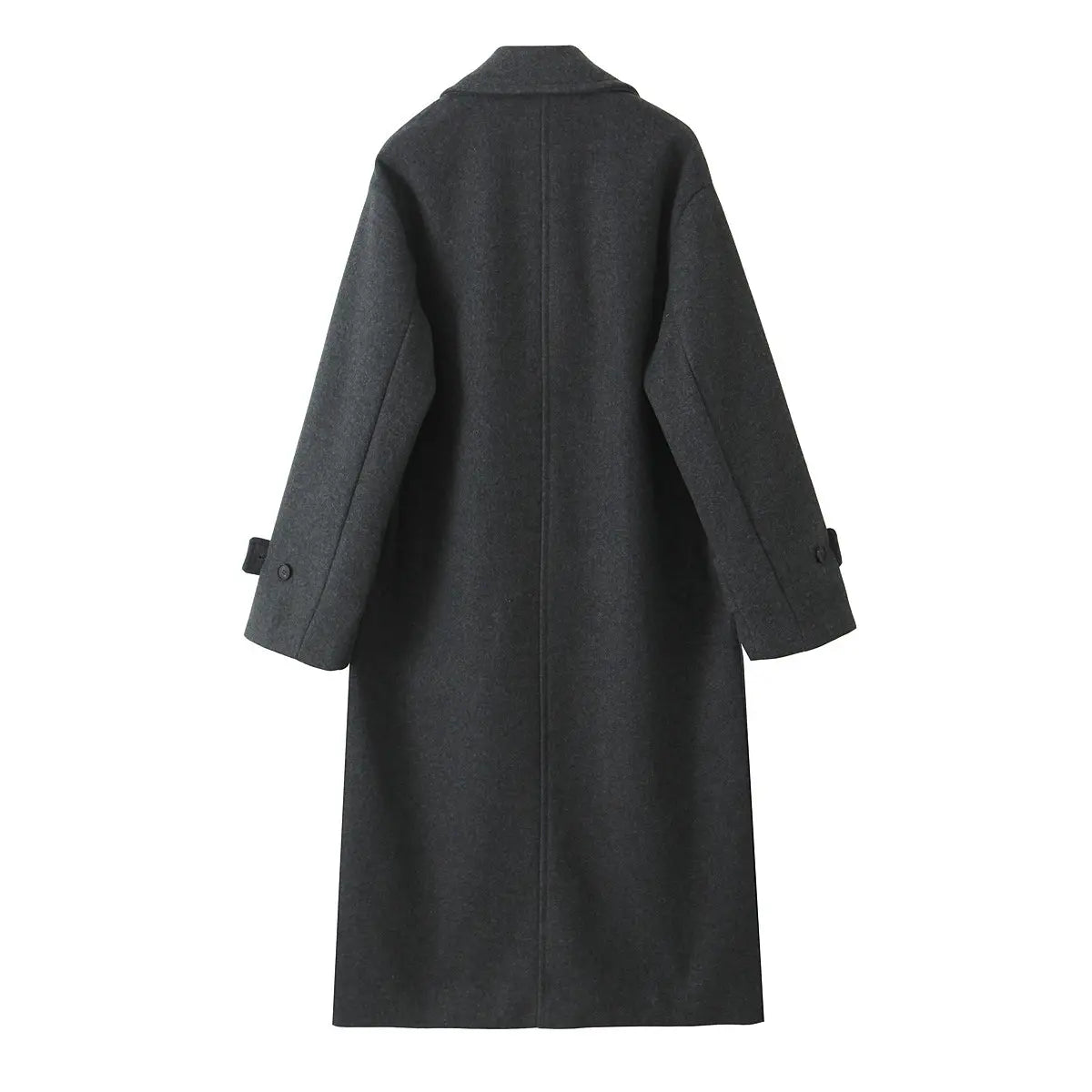 Fashion Simple Loose Soft Long-cut Coat