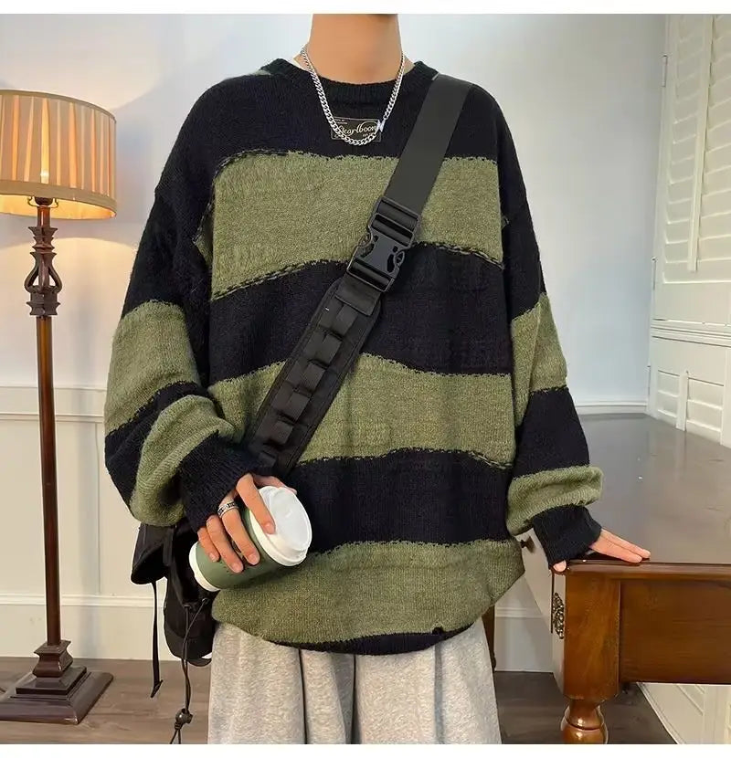 Simple All-match Round Neck Pullover Sweater
