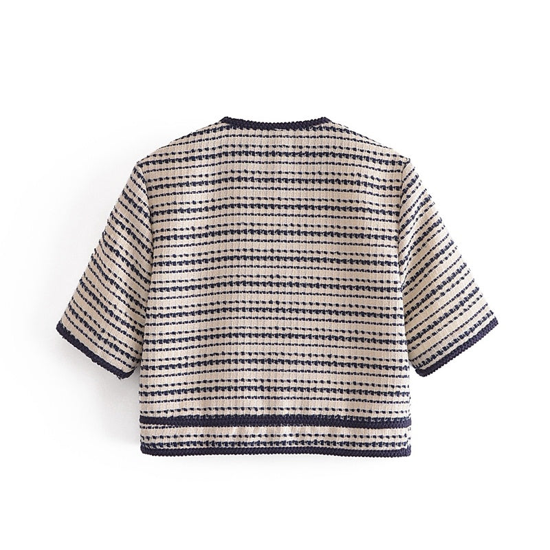Fashion Small Fragrance Short Sleeve