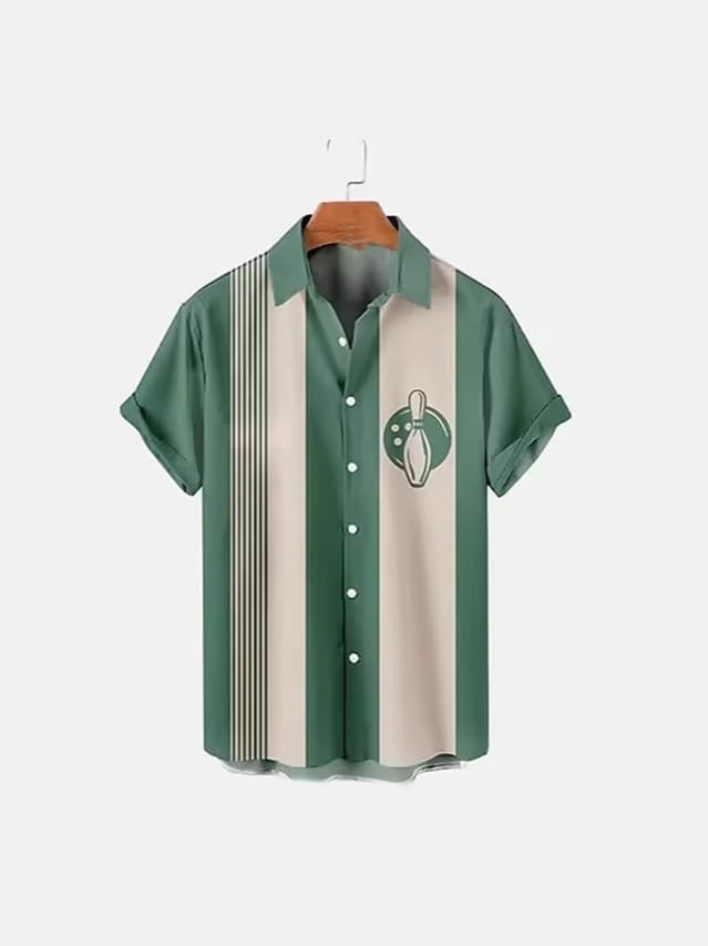 Men’s Shirt Bowling 3d Digital Printing