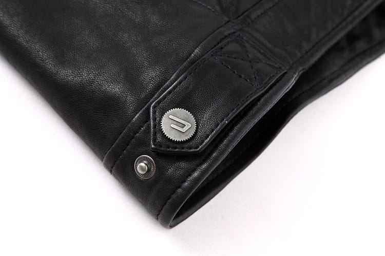 Men’s Leather Leather Slim-fit Motorcycle Goatskin Leather Jacket Cowhide