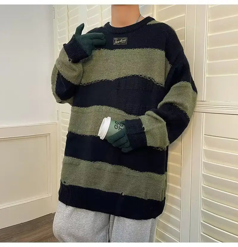 Simple All-match Round Neck Pullover Sweater