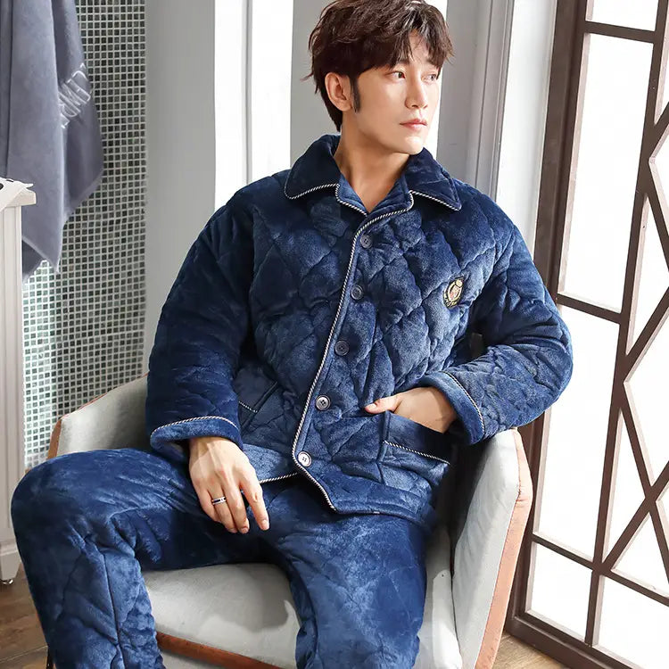 Winter thick men’s pajamas