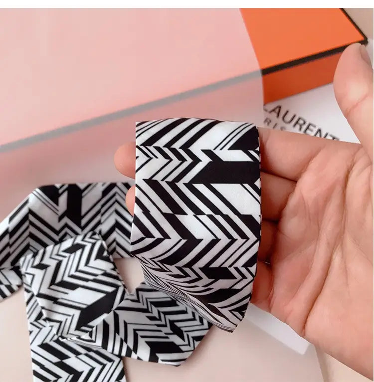 Ribbon Thin Narrow Bag Handle Scarves Decoration