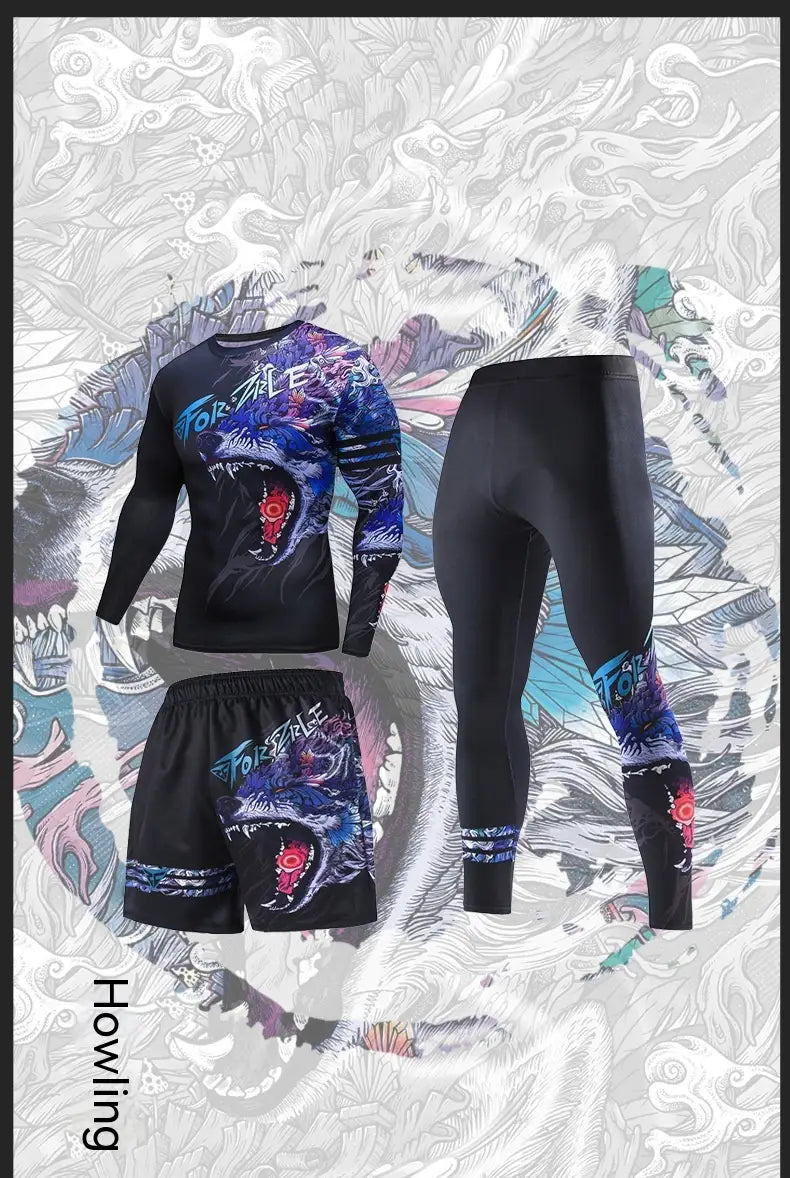 Men’s Sweat-absorbent Quick-drying Fitness Suit