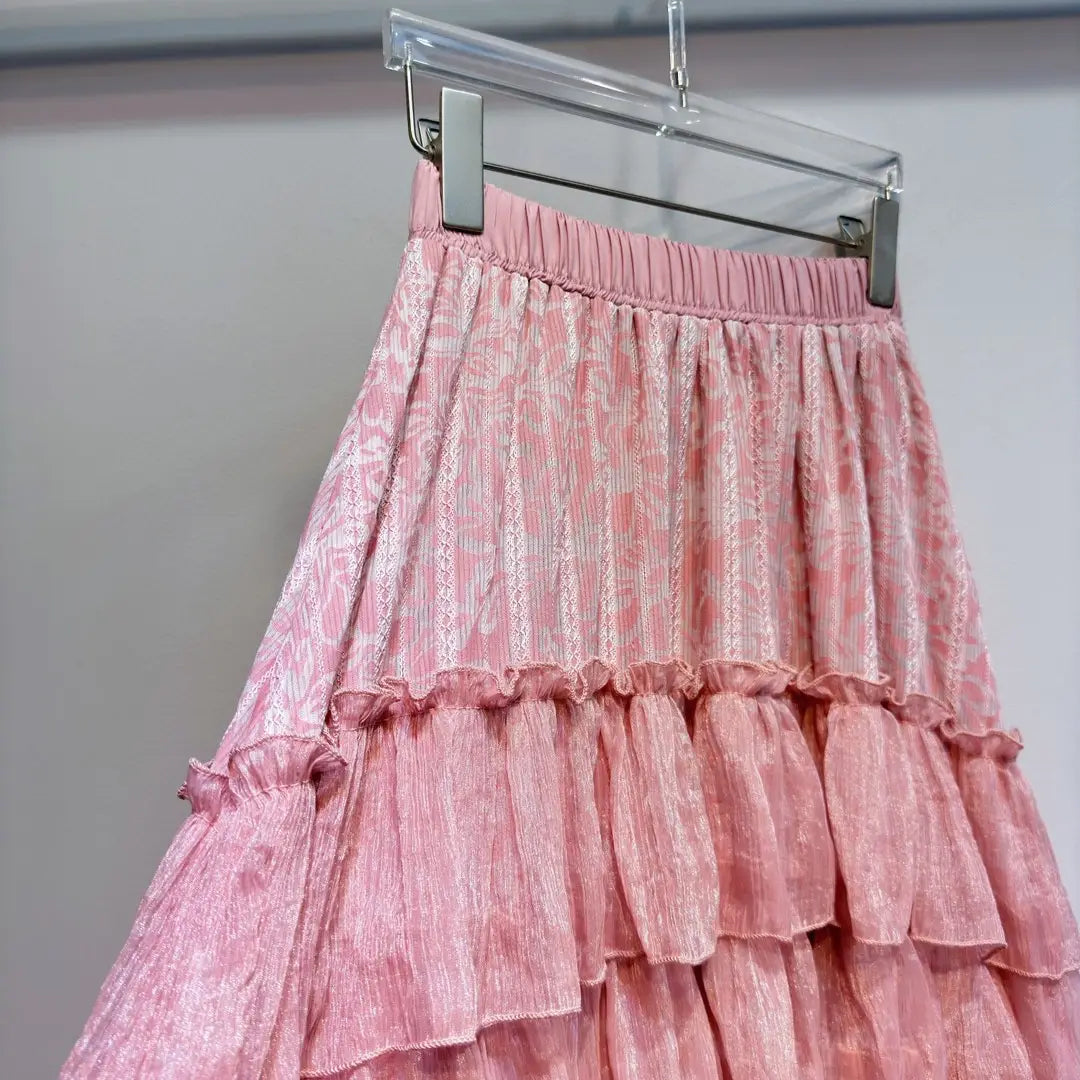 High Waist Heavy Industry Stitching Design Cake Dress