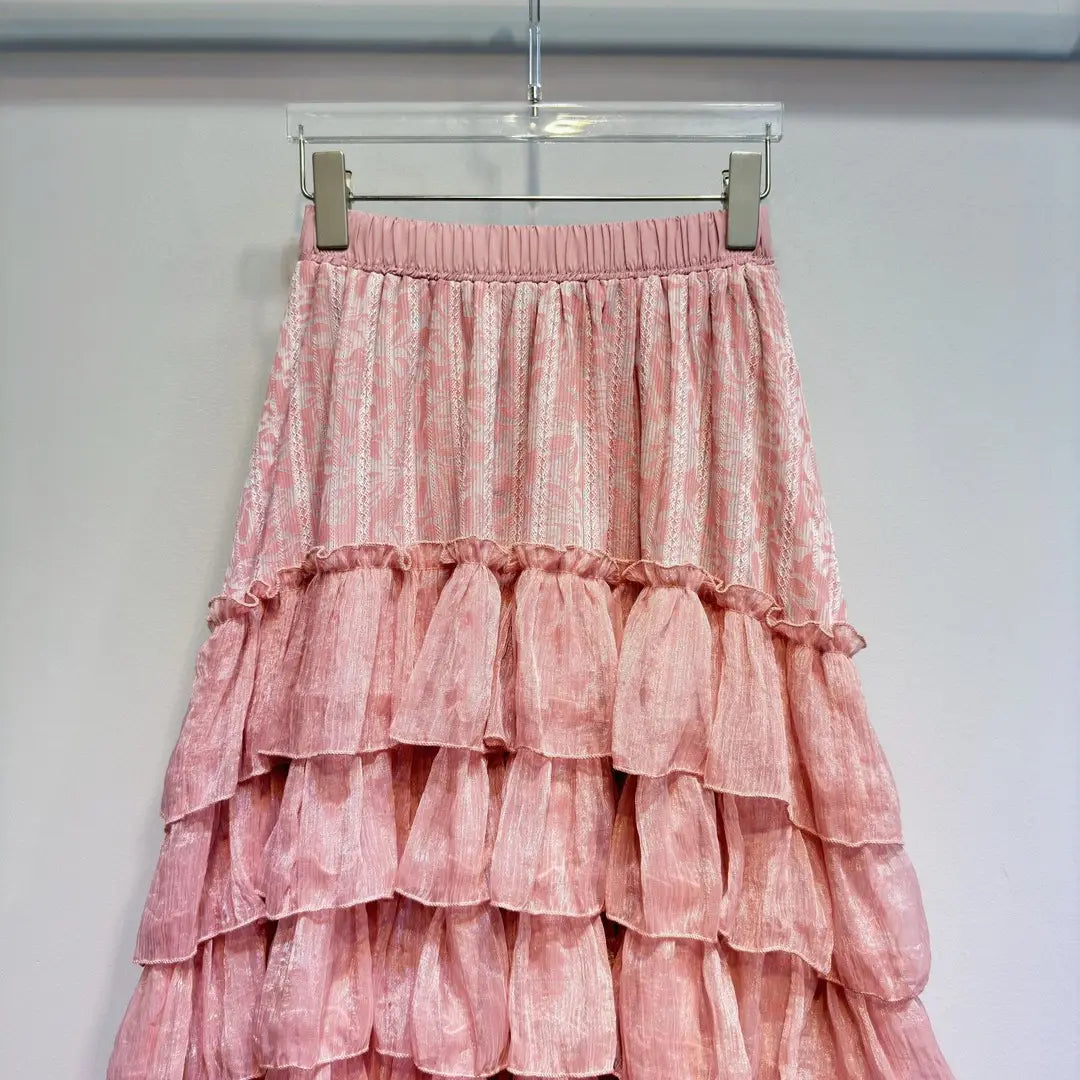 High Waist Heavy Industry Stitching Design Cake Dress
