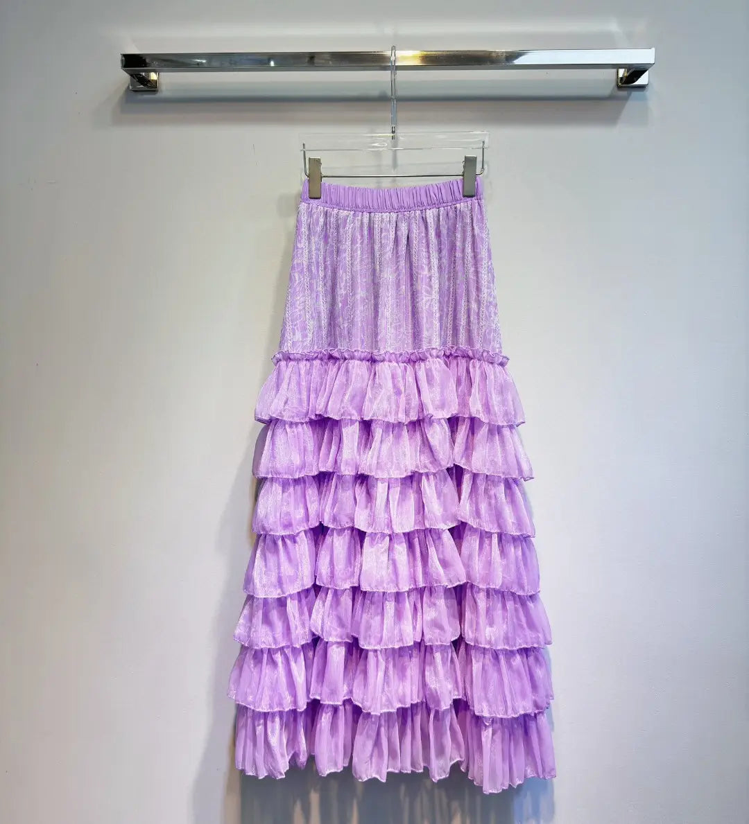 High Waist Heavy Industry Stitching Design Cake Dress