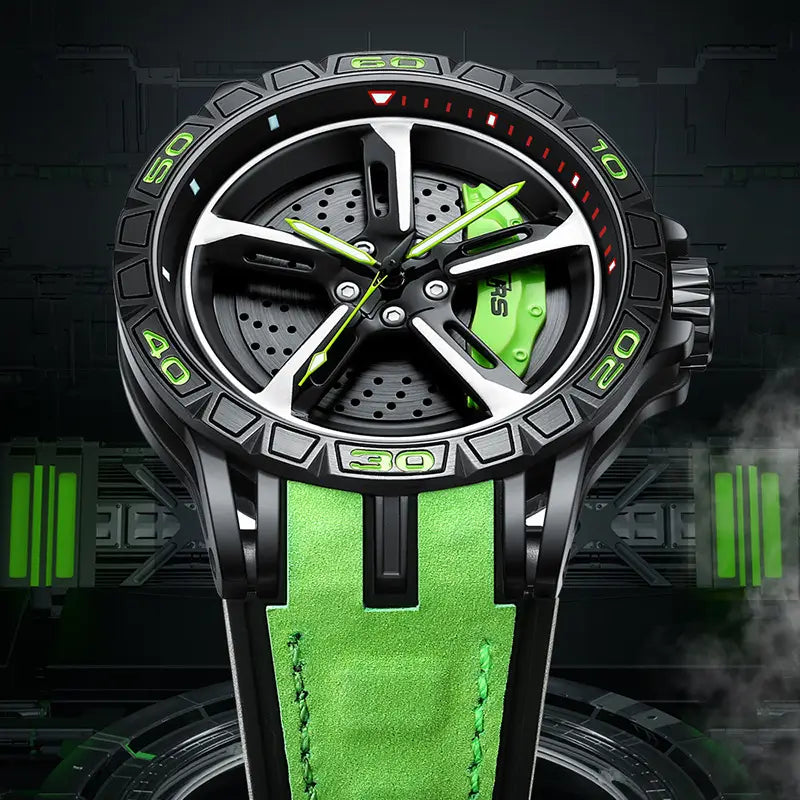 Black Face Tape Rotating Luminous Steel Dominator