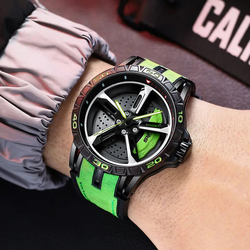 Black Face Tape Rotating Luminous Steel Dominator