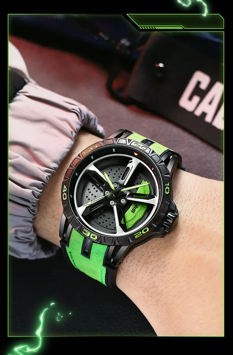 Black Face Tape Rotating Luminous Steel Dominator