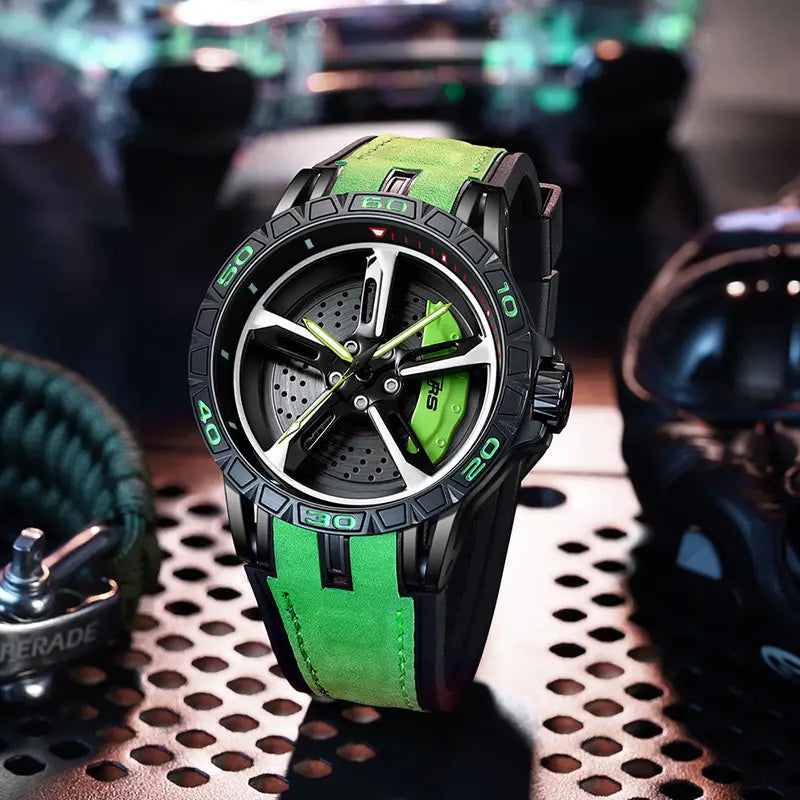 Black Face Tape Rotating Luminous Steel Dominator