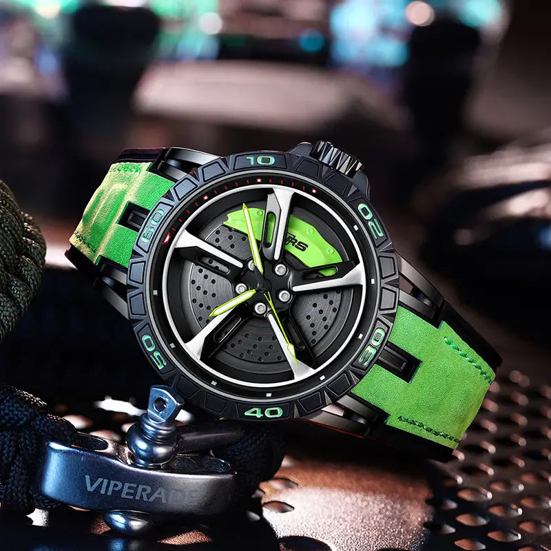 Black Face Tape Rotating Luminous Steel Dominator
