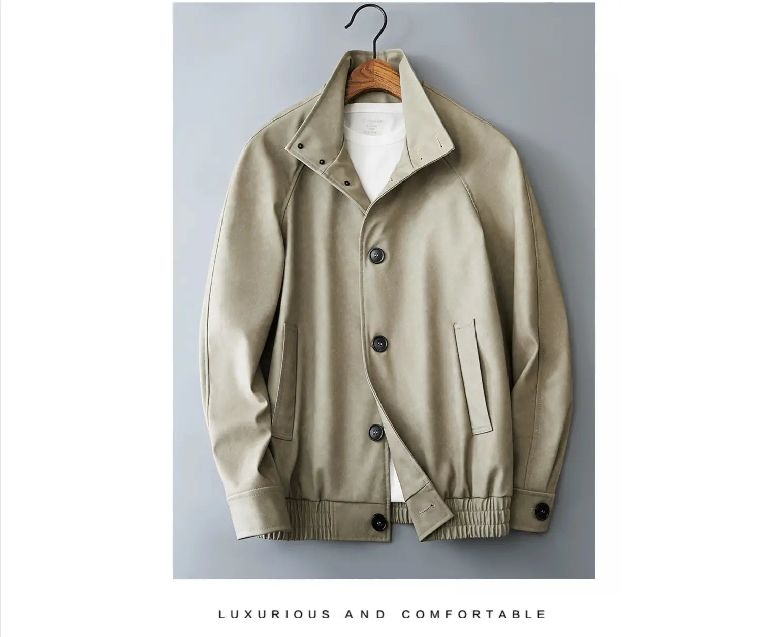 Casual Korean Retro Two-tone Men’s Coat