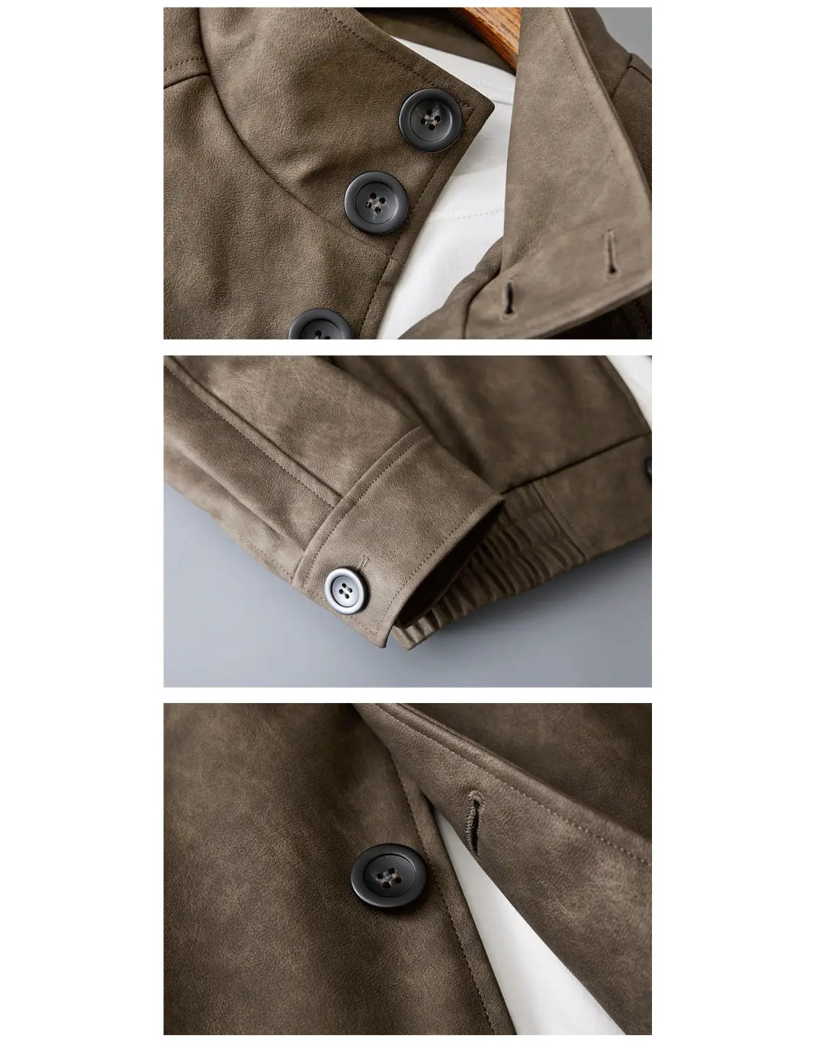 Casual Korean Retro Two-tone Men’s Coat