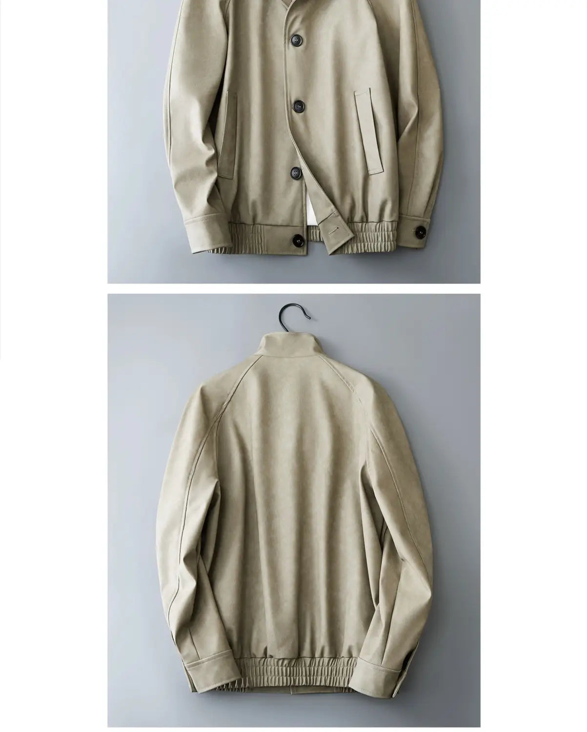 Casual Korean Retro Two-tone Men’s Coat