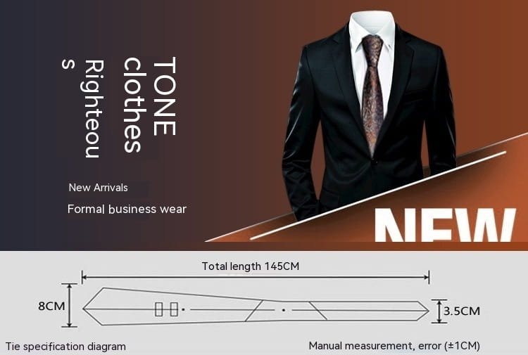 Tie Men’s Formal Wear Business Stripes Business Shirt
