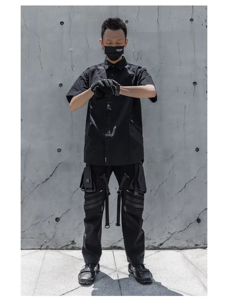 Outdoor Functional Shirt Lightweight Breathable Waterproof Short Sleeve