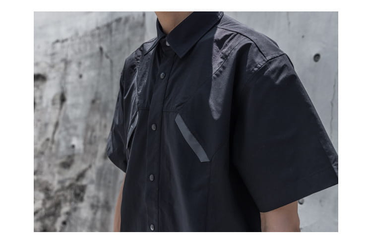 Outdoor Functional Shirt Lightweight Breathable Waterproof Short Sleeve