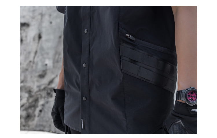 Outdoor Functional Shirt Lightweight Breathable Waterproof Short Sleeve