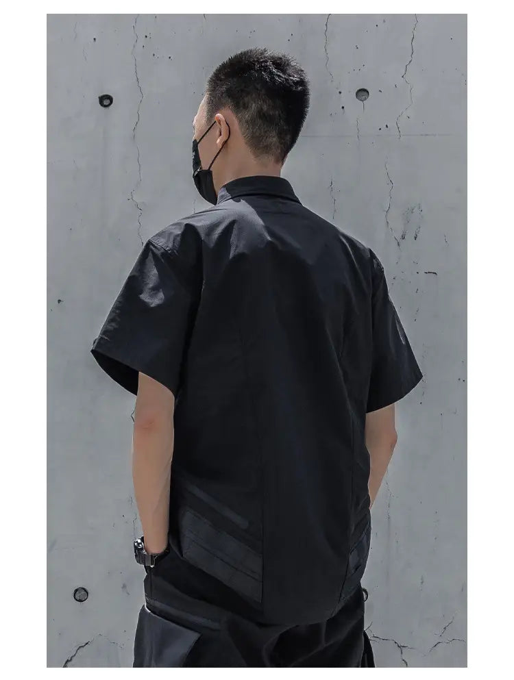 Outdoor Functional Shirt Lightweight Breathable Waterproof Short Sleeve