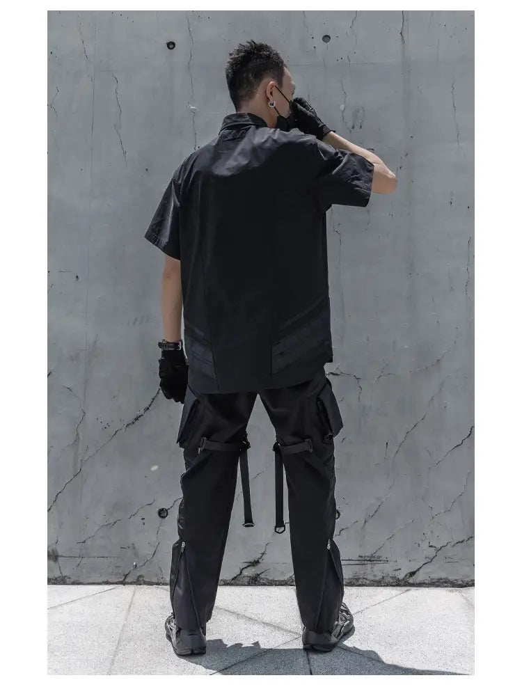 Outdoor Functional Shirt Lightweight Breathable Waterproof Short Sleeve