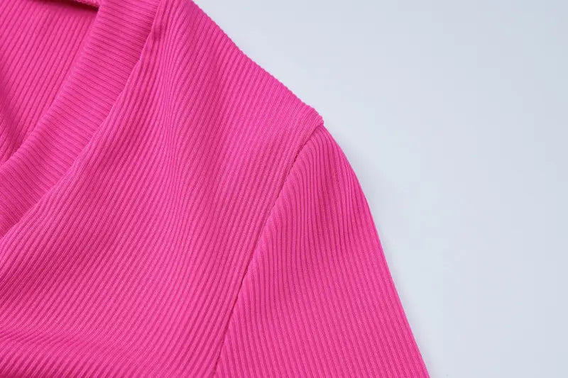 Solid Color Slim Fit Sports Long Sleeve Jumpsuit