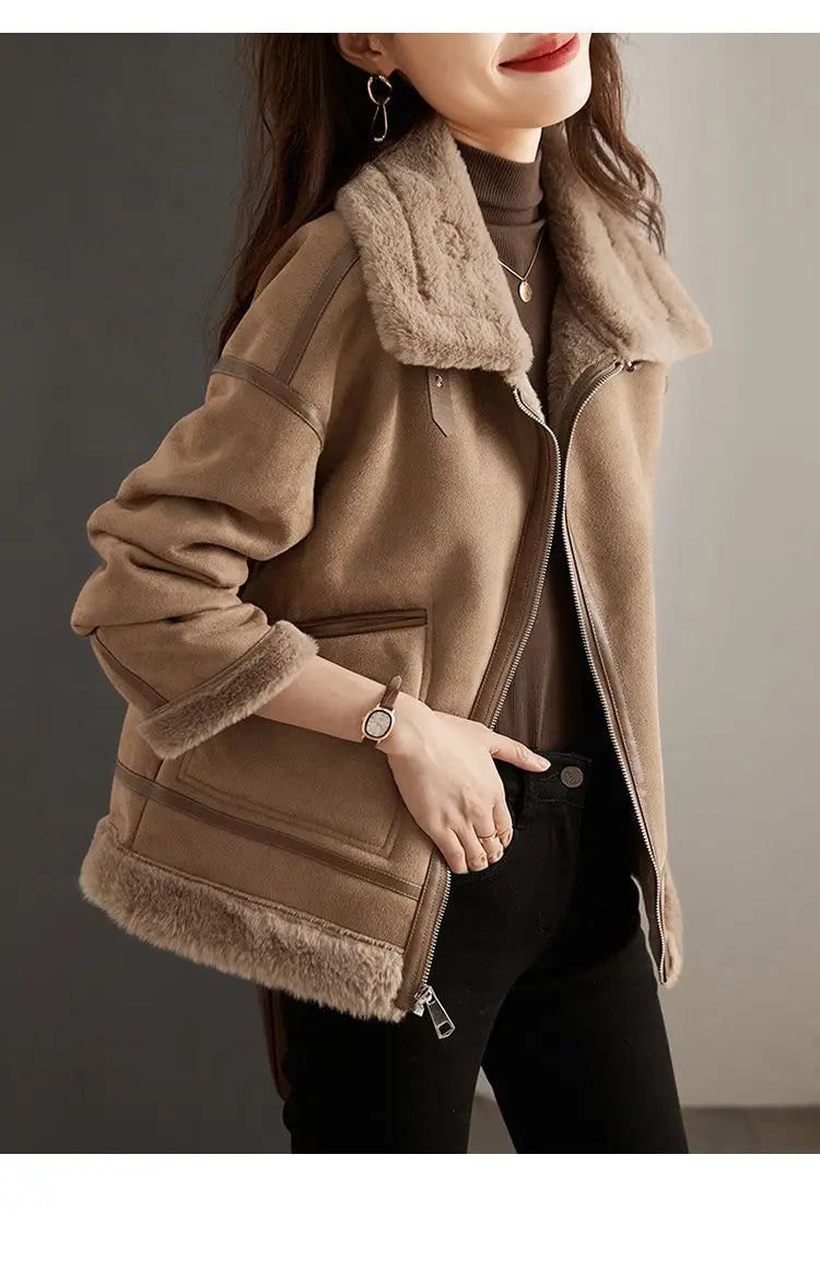 Women’s Casual Loose Motorcycle Style Versatile Top