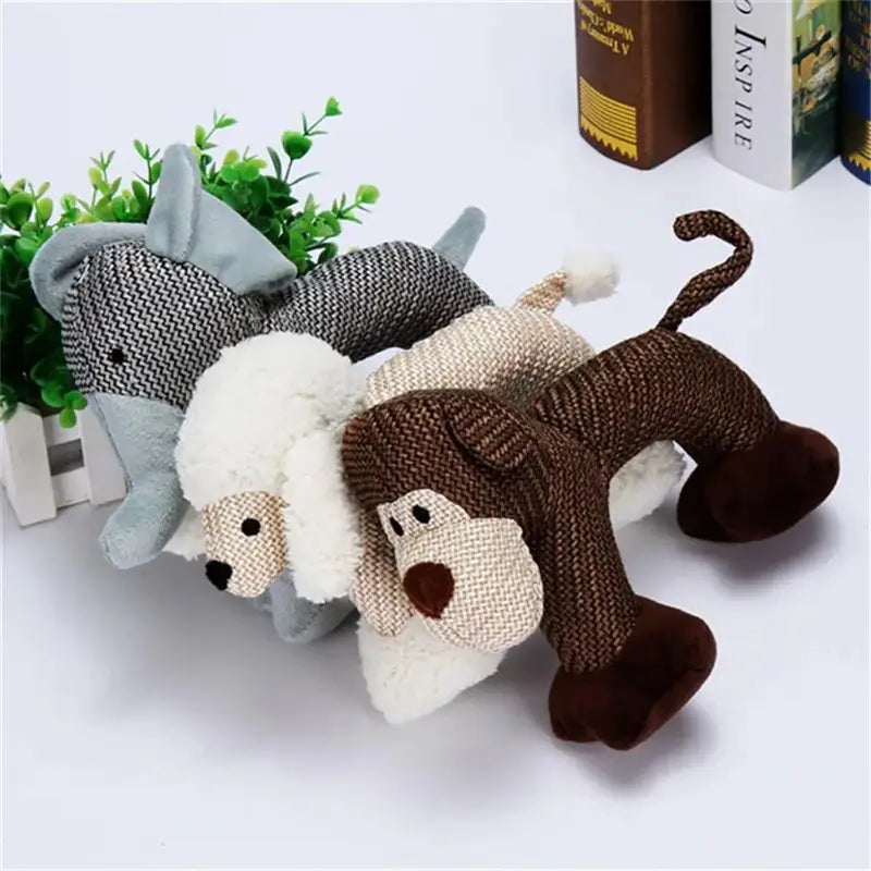 Dog Chew Toys For Small Large Dogs Bite Resistant Dog Squeaky Duck Toys Interactive Squeak Puppy Dog Toy Pets Supplies