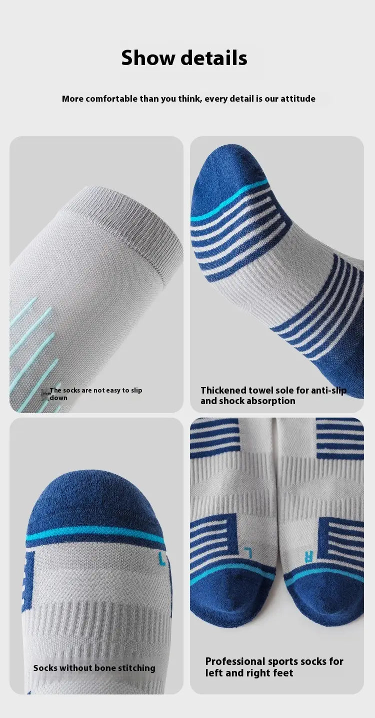 Men’s Long-barreled Compression Stockings Professional Thickening Athletic Socks
