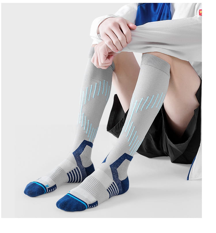 Men’s Long-barreled Compression Stockings Professional Thickening Athletic Socks