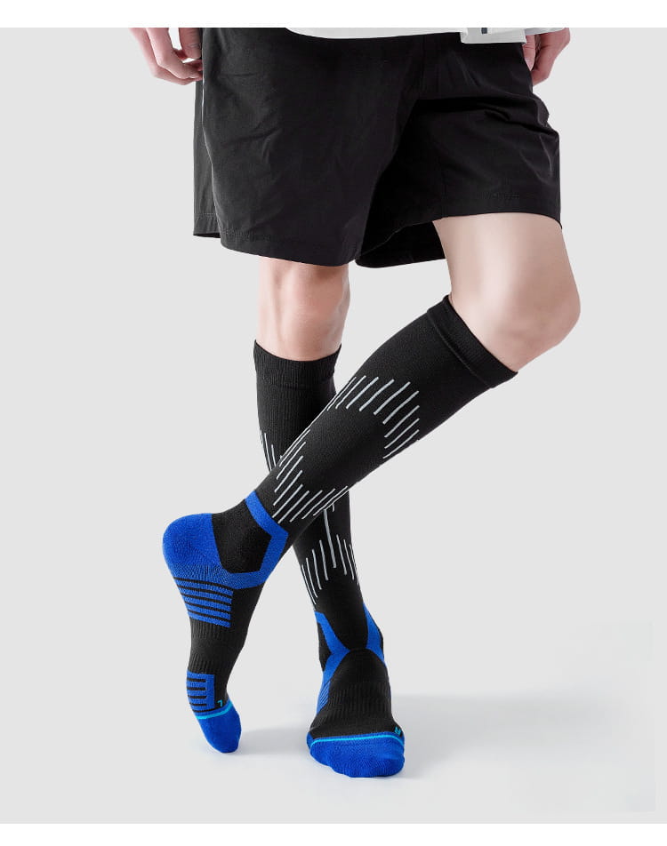 Men’s Long-barreled Compression Stockings Professional Thickening Athletic Socks