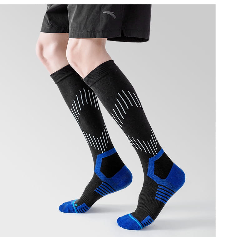 Men’s Long-barreled Compression Stockings Professional Thickening Athletic Socks