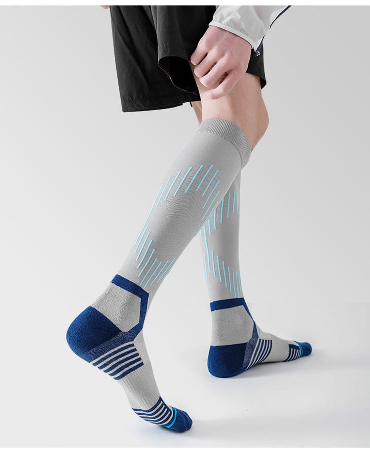 Men’s Long-barreled Compression Stockings Professional Thickening Athletic Socks