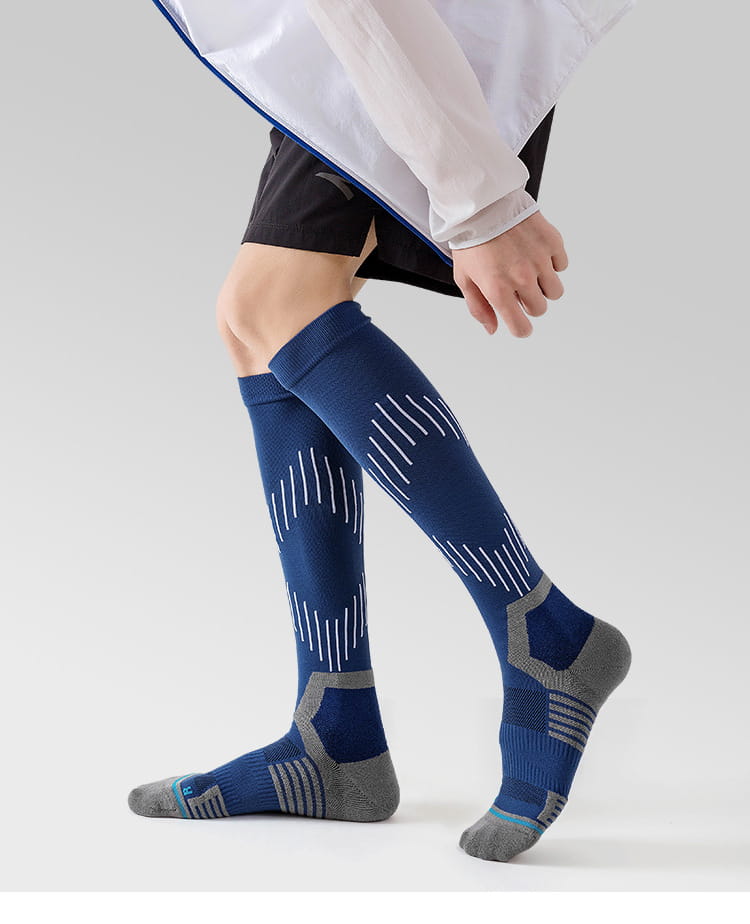 Men’s Long-barreled Compression Stockings Professional Thickening Athletic Socks