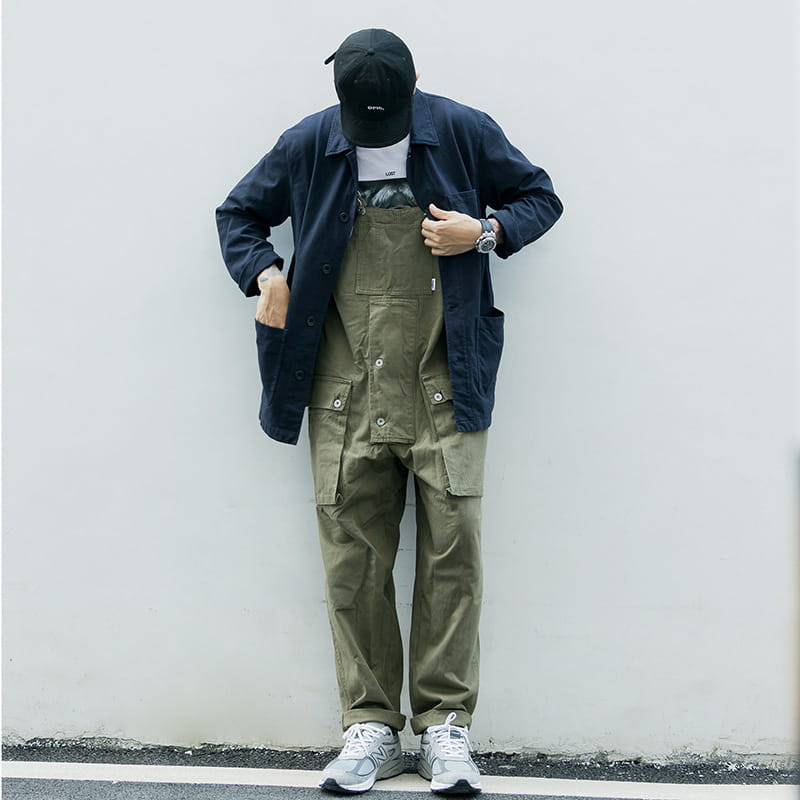 Casual Suspenders Pants Men’s Business Shirt Trousers Workwear For Workers Loose Suspenders