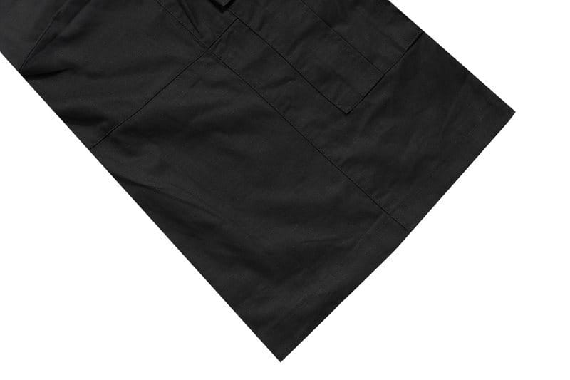High Street Loose Wide Leg Slightly Flared Multi-pocket Detachable Overalls