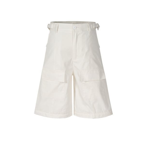 High Street Loose Wide Leg Slightly Flared Multi-pocket Detachable Overalls