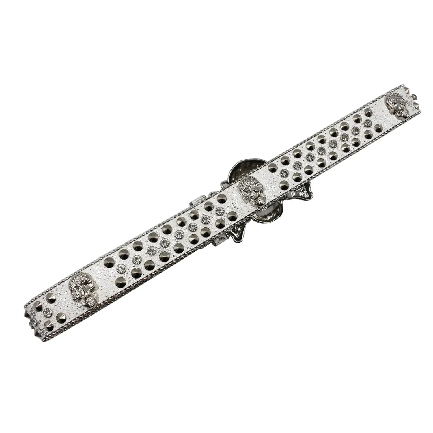 Rhinestone Women’s Inlaid Rivet Snake Pattern Full Diamond Y2g Fashion Trend Belt