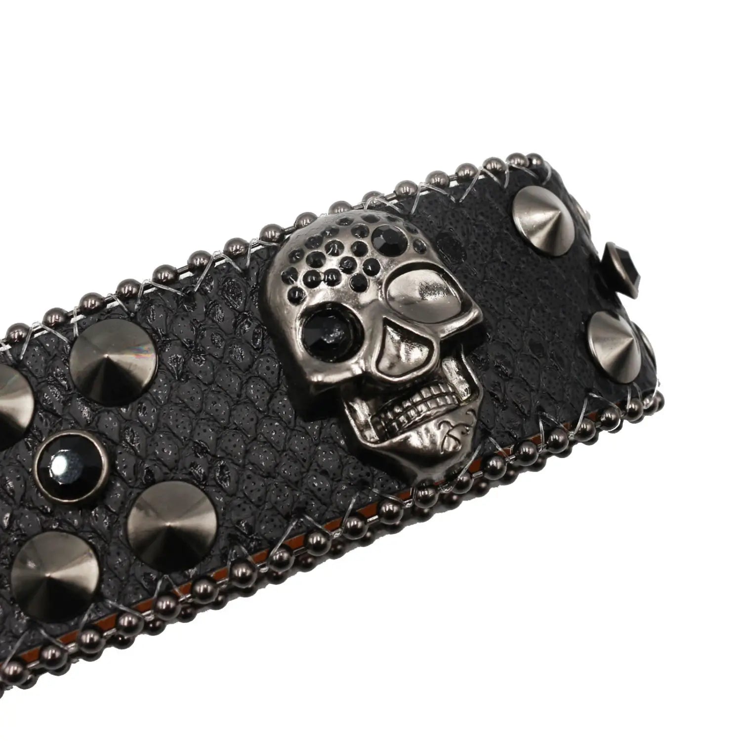 Rhinestone Women’s Inlaid Rivet Snake Pattern Full Diamond Y2g Fashion Trend Belt