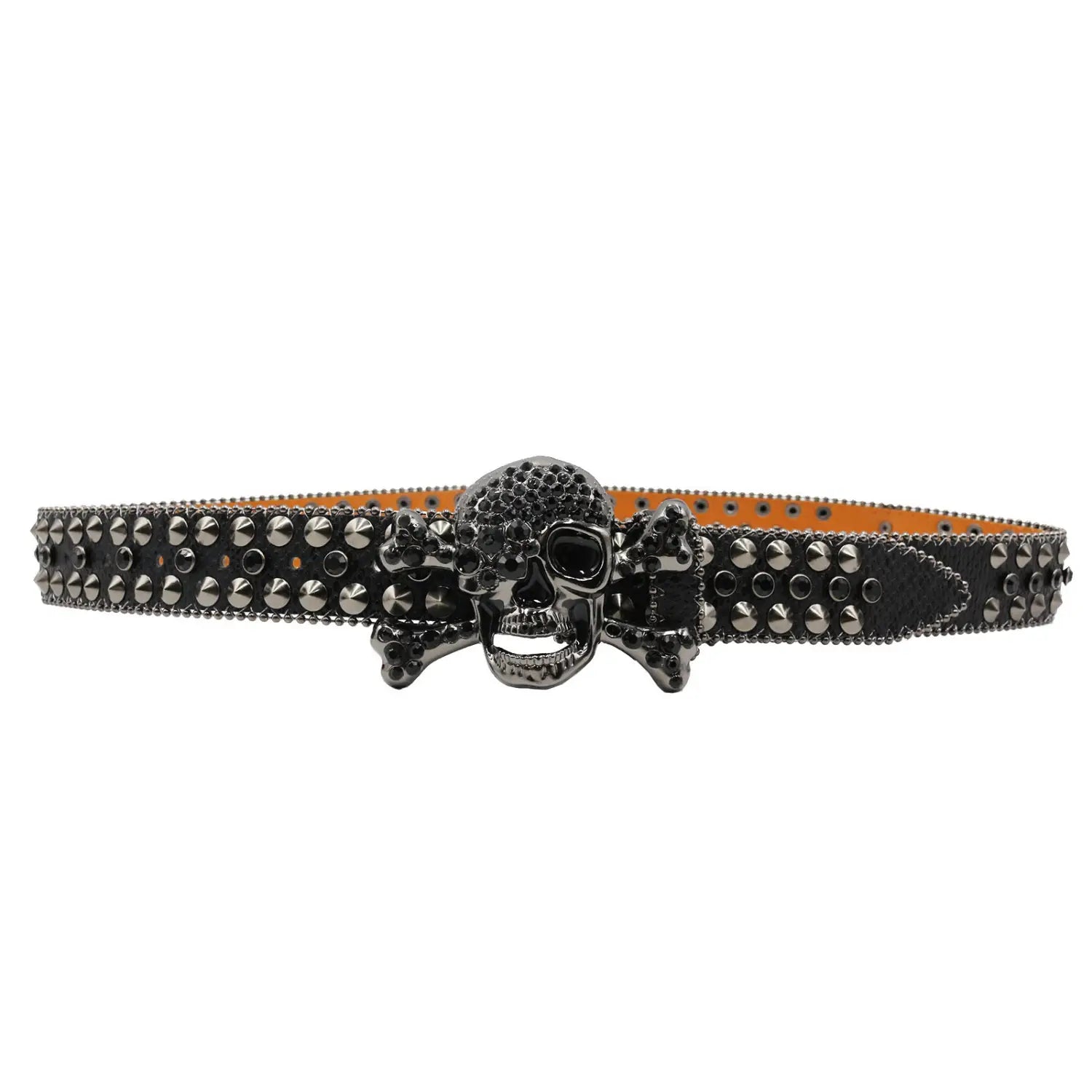 Rhinestone Women’s Inlaid Rivet Snake Pattern Full Diamond Y2g Fashion Trend Belt