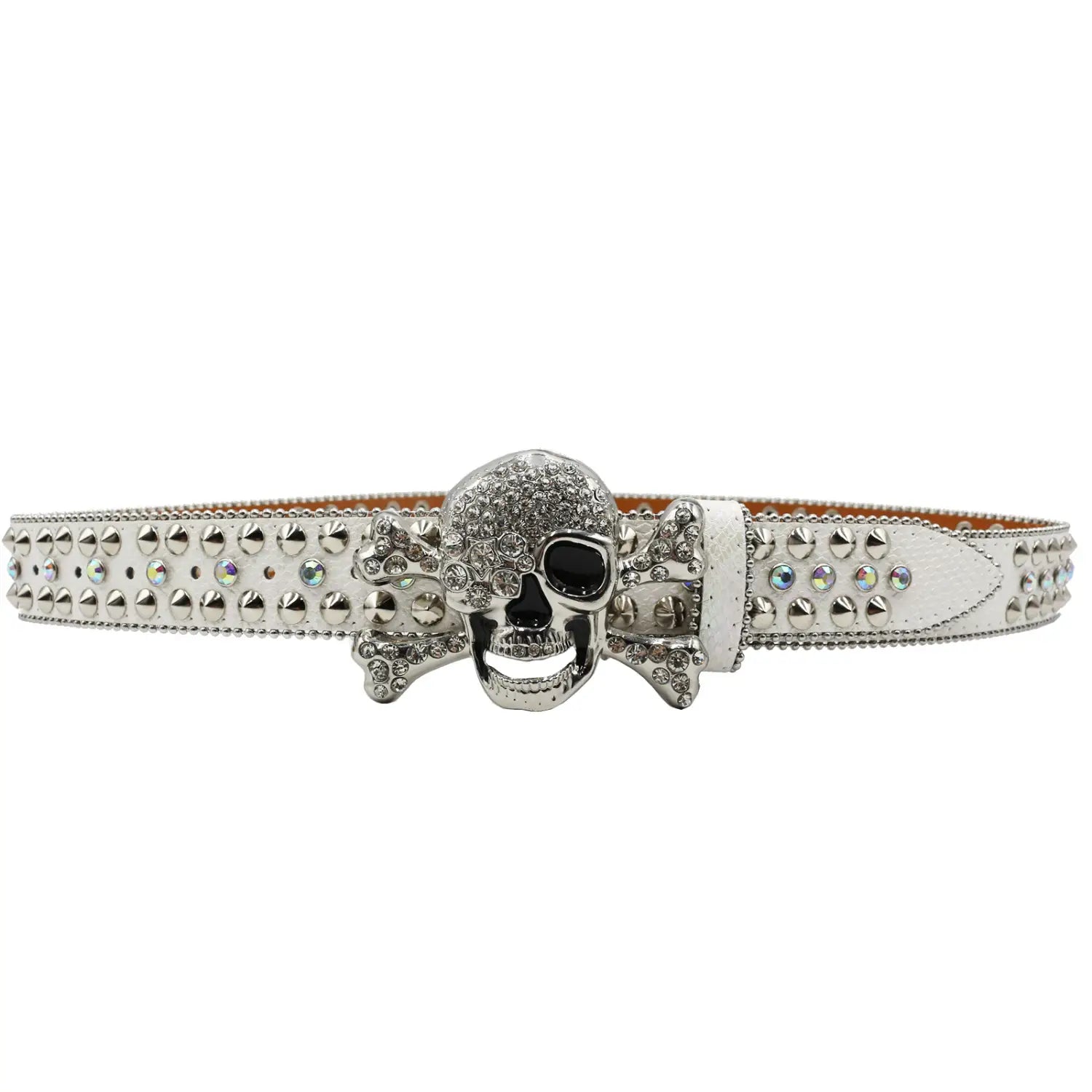 Rhinestone Women’s Inlaid Rivet Snake Pattern Full Diamond Y2g Fashion Trend Belt