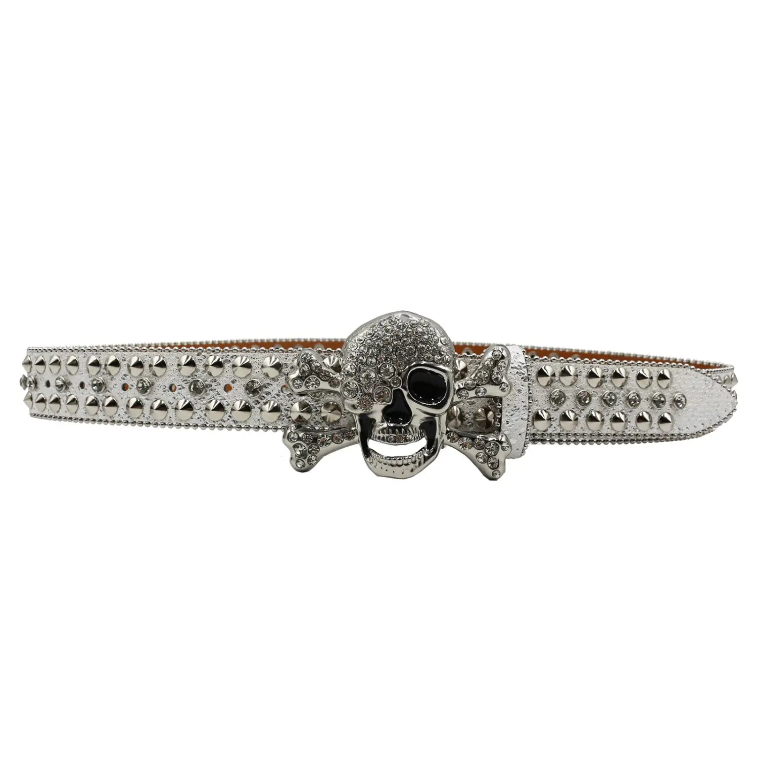 Rhinestone Women’s Inlaid Rivet Snake Pattern Full Diamond Y2g Fashion Trend Belt