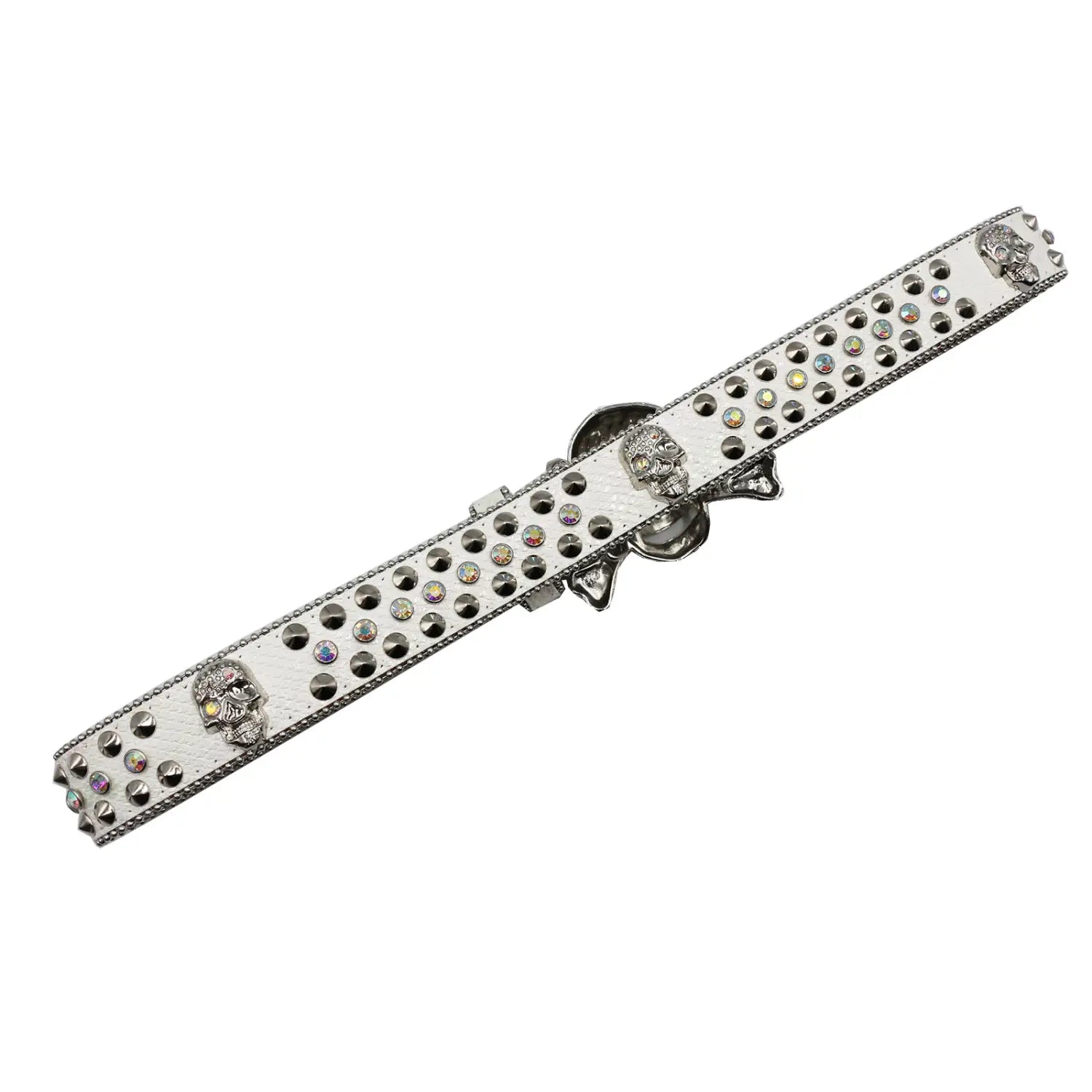 Rhinestone Women’s Inlaid Rivet Snake Pattern Full Diamond Y2g Fashion Trend Belt