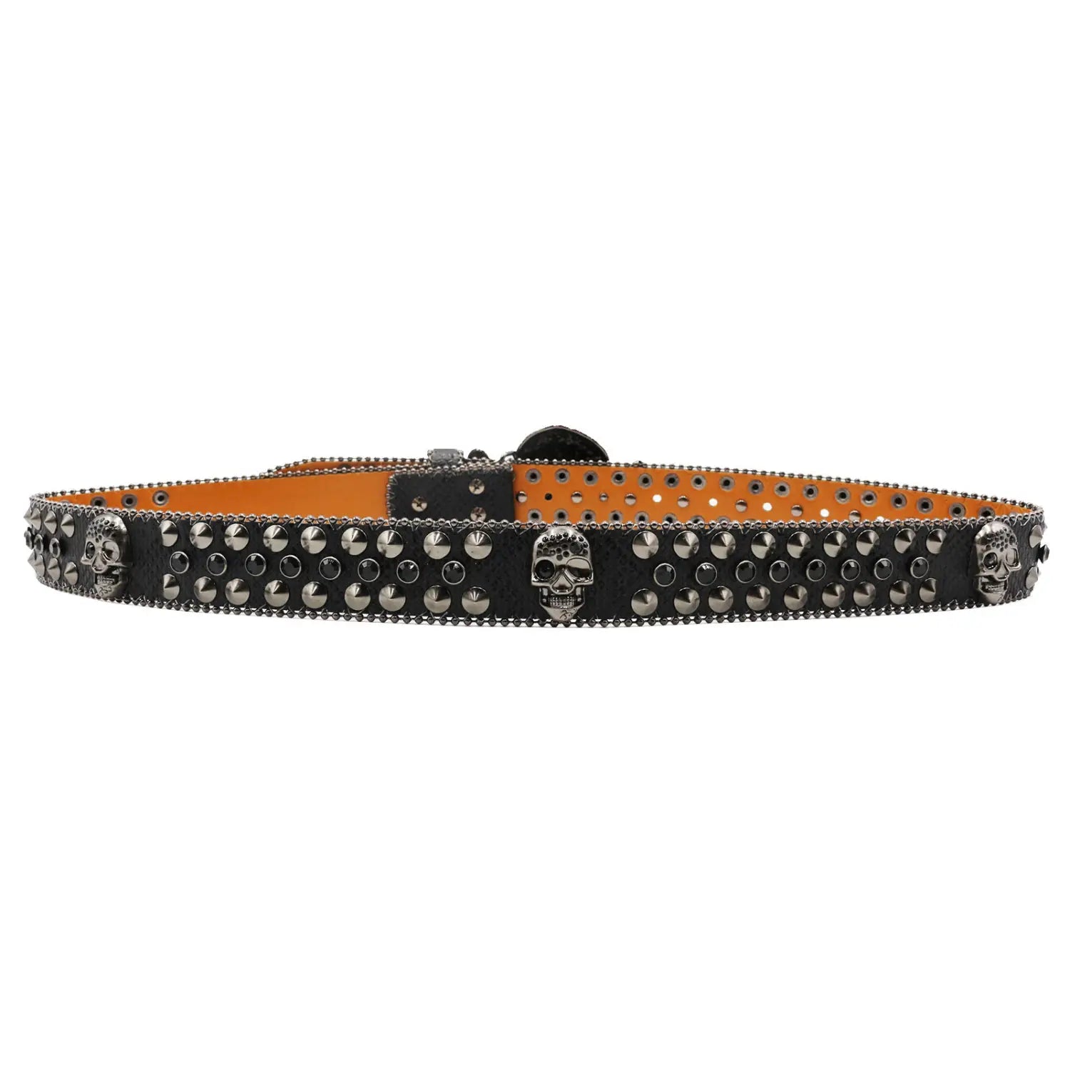 Rhinestone Women’s Inlaid Rivet Snake Pattern Full Diamond Y2g Fashion Trend Belt