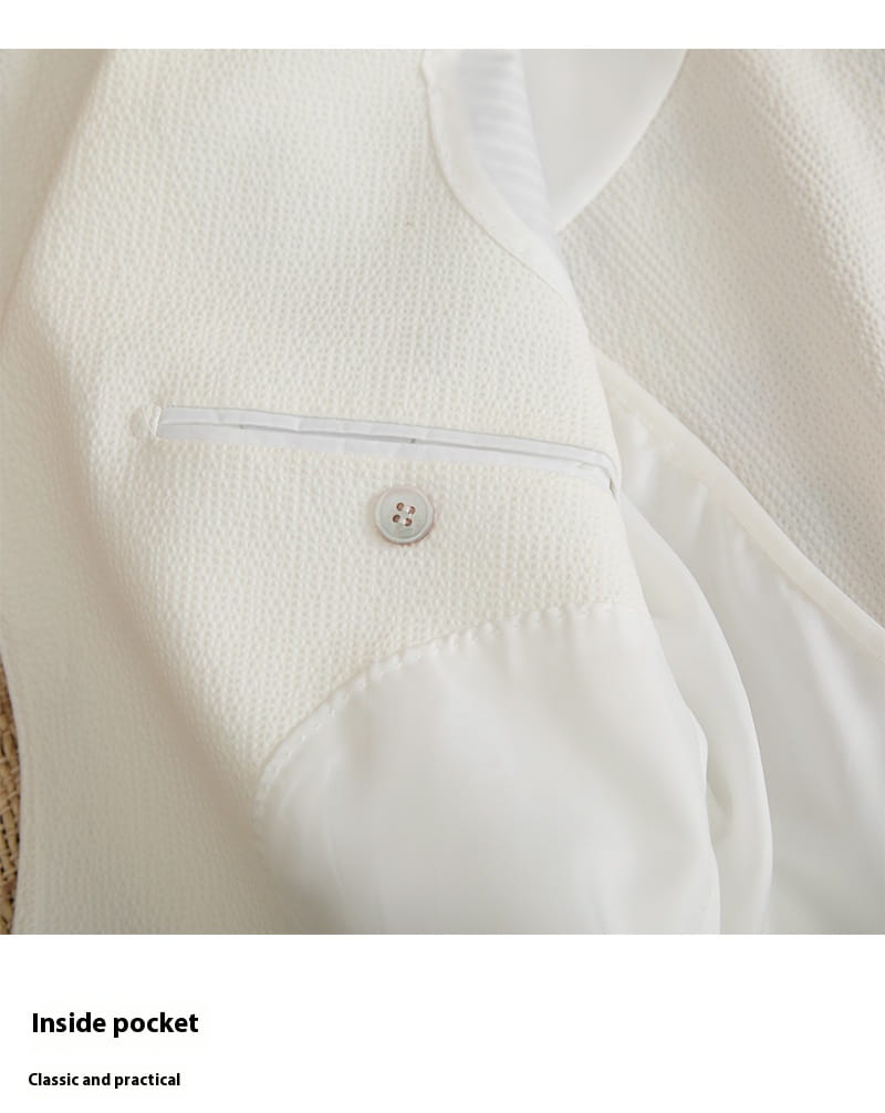 Men’s Casual Summer Thin Slim-fitting Suit Jacket