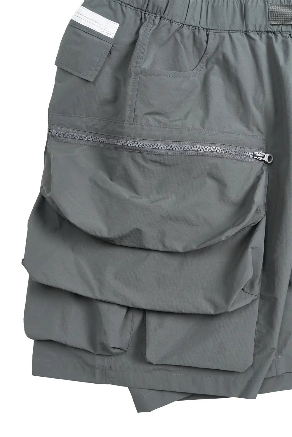 With Belt Workwear Men’s Summer Sports Loose Outdoor Large Pocket Zipper Design Wide Leg Shorts